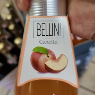 a bottle of bellini