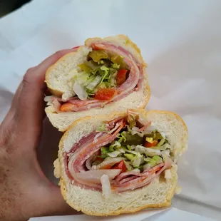Capri sandwich on soft bread