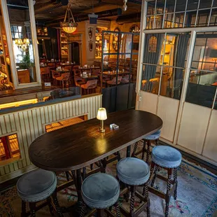 Our East Perch, a favorite for our birthday gatherings and after-work get togethers.