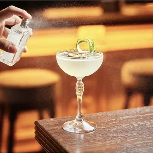 French 75 cocktail, a favorite among our guests