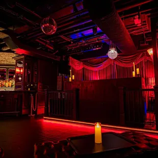 Downstairs in Ploume, DJ table