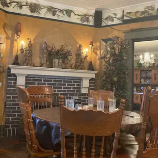 One of their dinning areas.