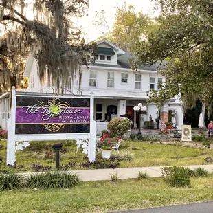 the front of the restaurant