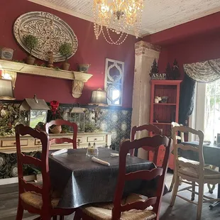 Inside dining area.