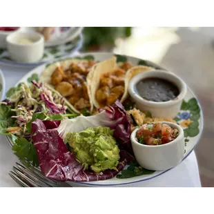 Spicy Swordfish tacos