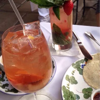 French rosé champagne sangria