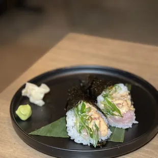 Negi hama sushi hand roll (Insta: @badtothebite)