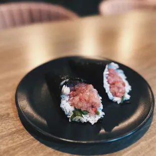 Hamachi hand roll!