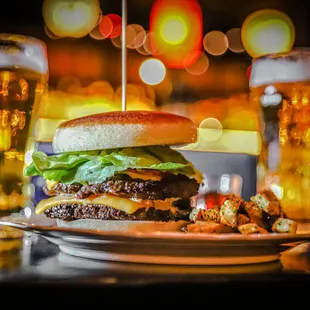 Every Monday, enjoy a choice of burger or ramen with a beer for only $15.