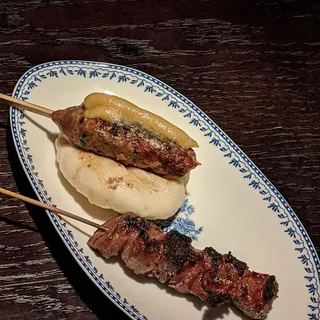 Beef Tsukune Sliders