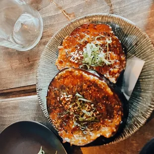 (Vegan) Grilled Eggplant with Sweet Miso
