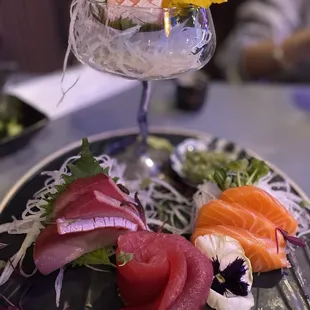 sushi and sashimi