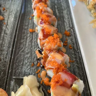 Double Hamachi Roll