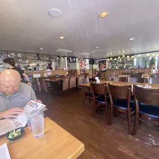 Interior (storage in front of counter)