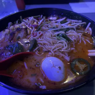 House Special Ramen extra spicy kick the spot!