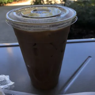 Iced Dirty Chai Latte