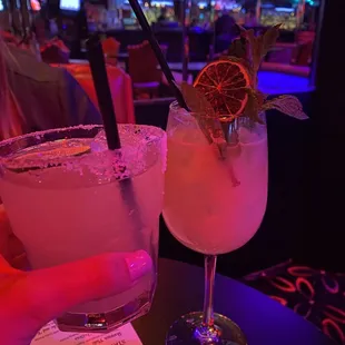 Margarita and mocktail