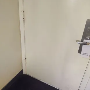 Dirty walls and door