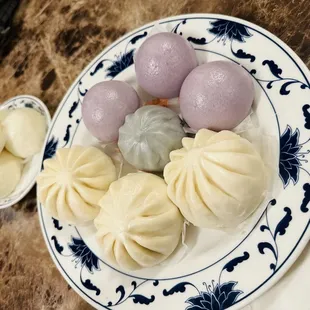 3 Steamed Pork Buns 4 Custard Buns Dim Sum 4 Ube Buns