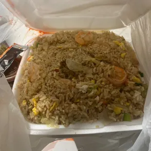 Supposedly Shrimp Fried Rice