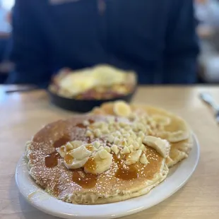 pancakes, food
