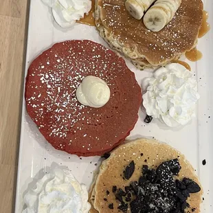 U.G.3 Sampler (DD) Oreo Pancakes (DD) Red Velvet Pancakes (DD)Chunky Monkey (DD)