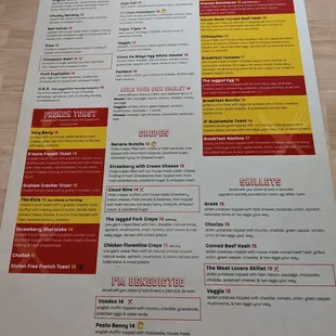 the menu