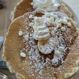 Chunky monkey pancakes