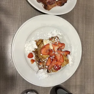 Strawberry shortcake French toast!