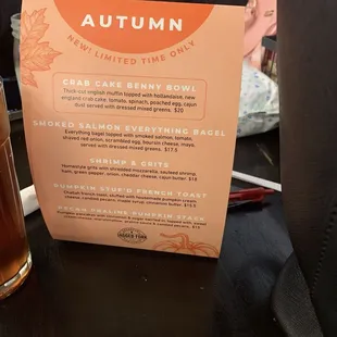 Autumn New Limited Time Only