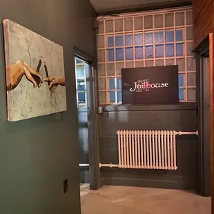 the entrance to the jailhouse