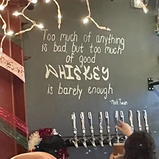 Beer on tap