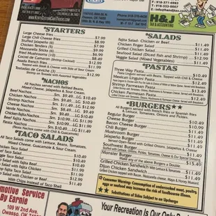 menu, sushi and sashimi