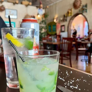 Spicy Jalapeño Margarita, my New Favorite! Should&apos;ve asked for a spicy salt rim but it was still really good!