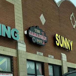 Strip mall setting