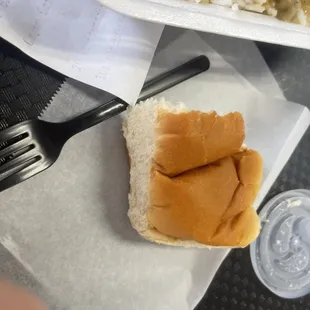 a sandwich and a drink