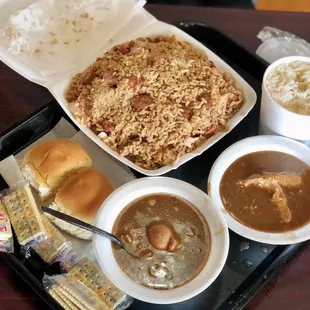 Jambalaya for 2 &amp; Gumbo for 2