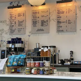 The overhead menu