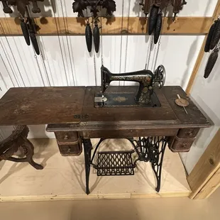 Antique Singer sewing machine