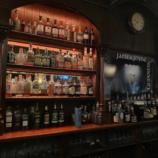 the bar