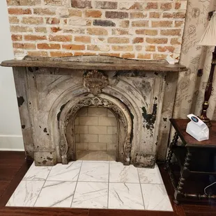 Fireplace in Harrson Suite