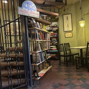 One of the many dining areas