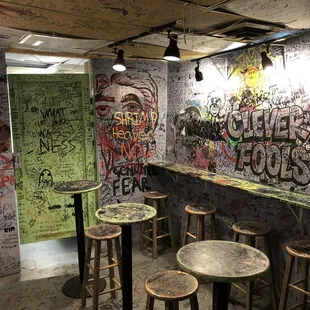 Free Speech Room. Teaching kids to deface property for years!