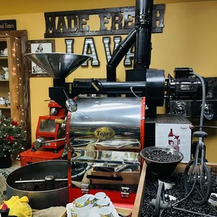 a coffee roaster and roaster
