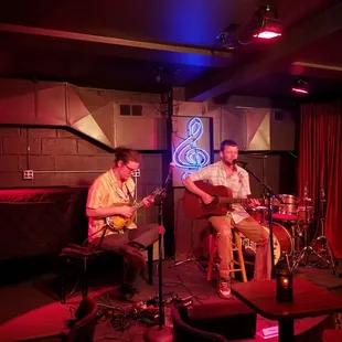 Jesse Voelker and Ernest Brusubardis IV playing some tunes
