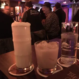 Gin Fizz and Horchata