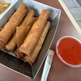 Fried Lumpia 6 for $5. Fried fresh.