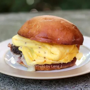 Ham &amp; Egg Breakfast Sandwich ($12.50) - good, I like the inclusion of mushrooms. Ham is quite salty.