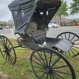 Outside, if you see this, pull in and park.