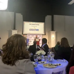 At Chamber Jeffersontown annual meeting/dinner 2018